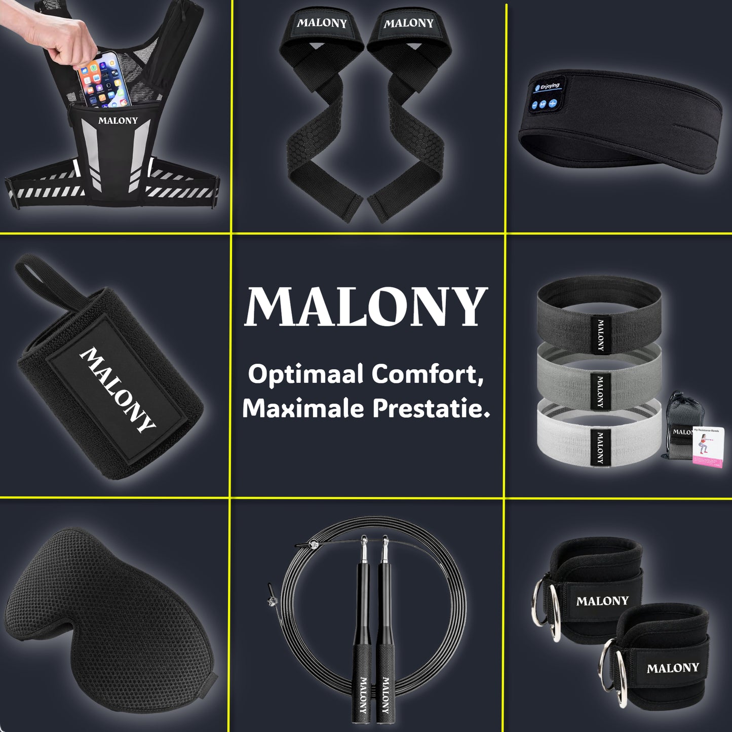 Malony Reflecterend Hardloopvest