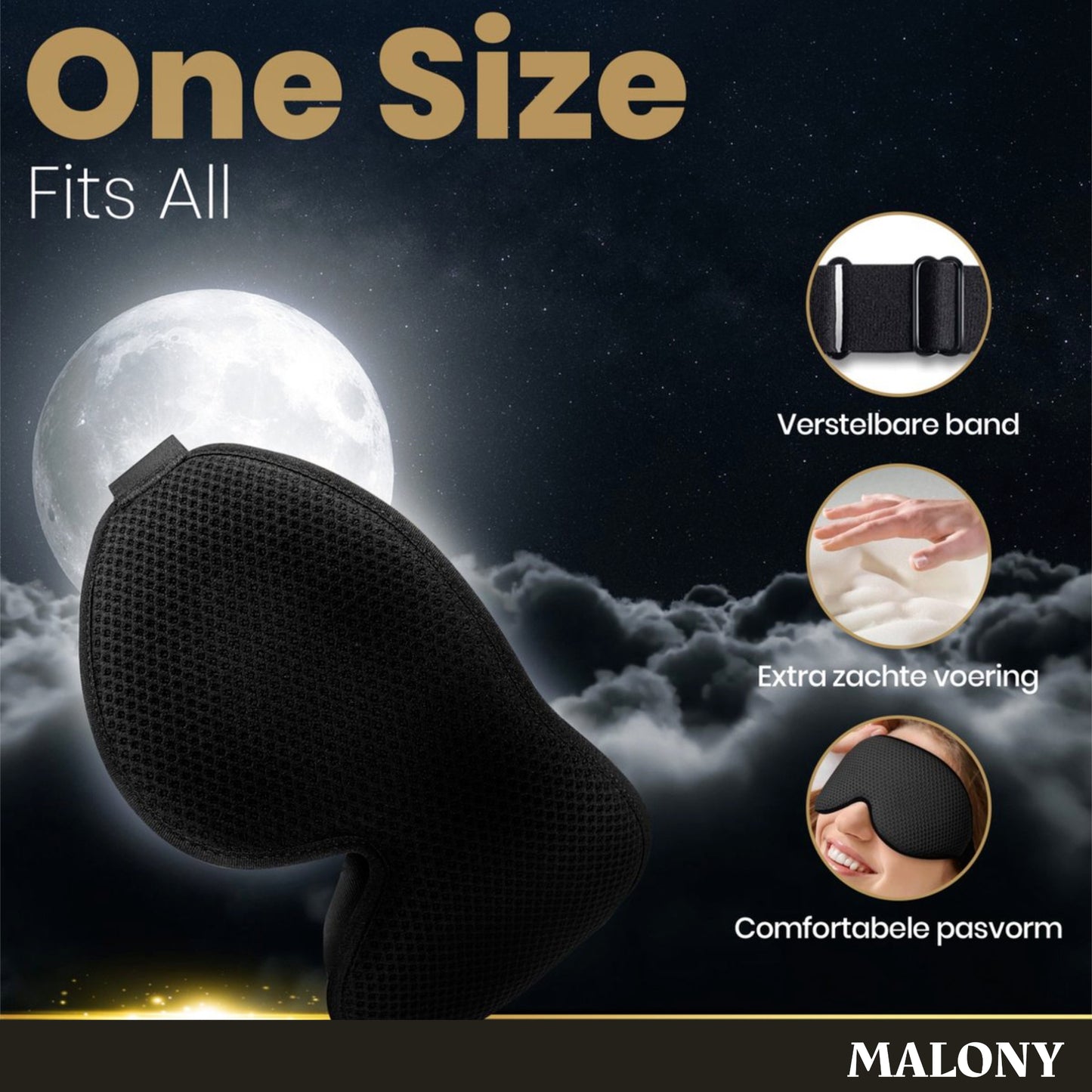 Malony Luxe Slaapmasker