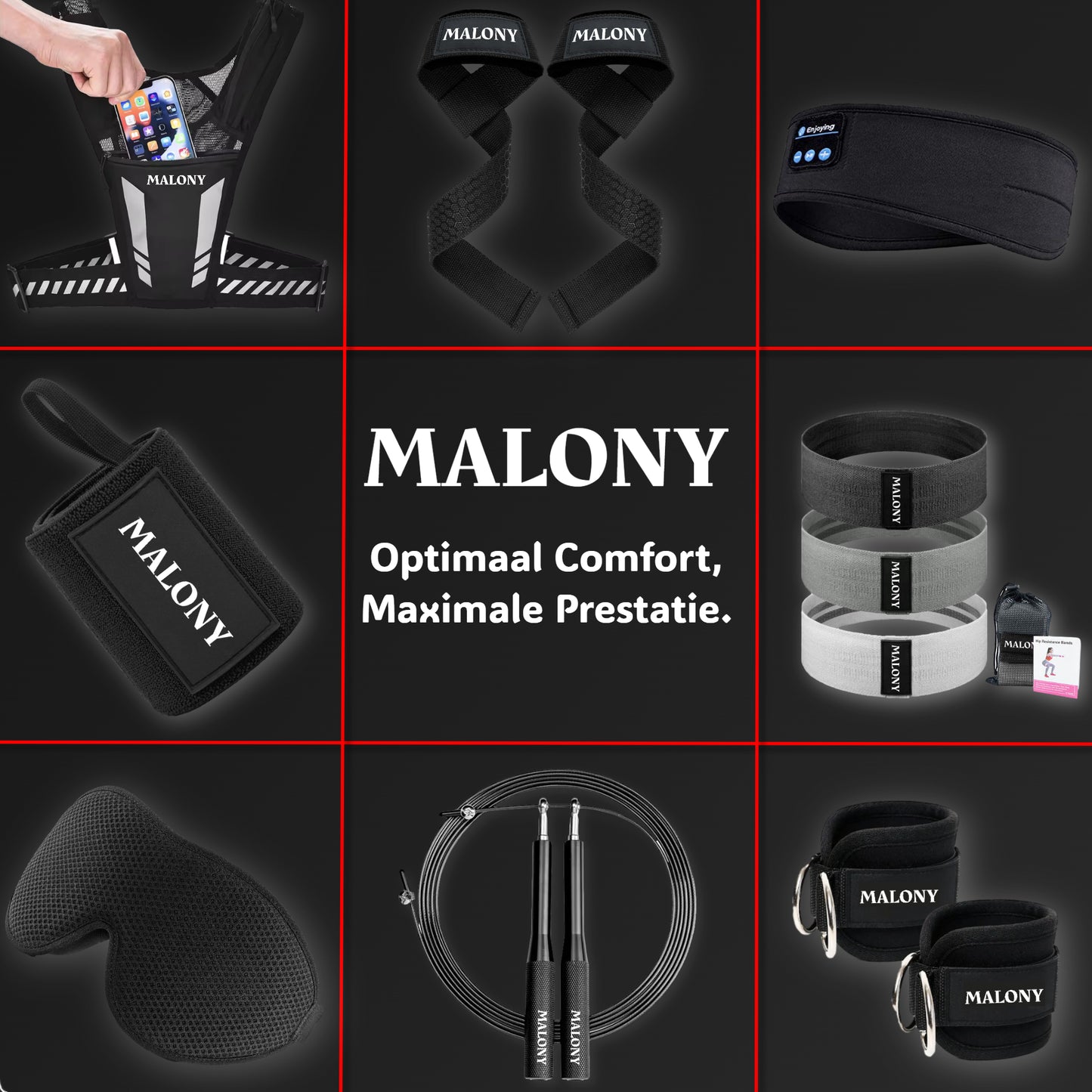 Malony Professioneel Sport Springtouw