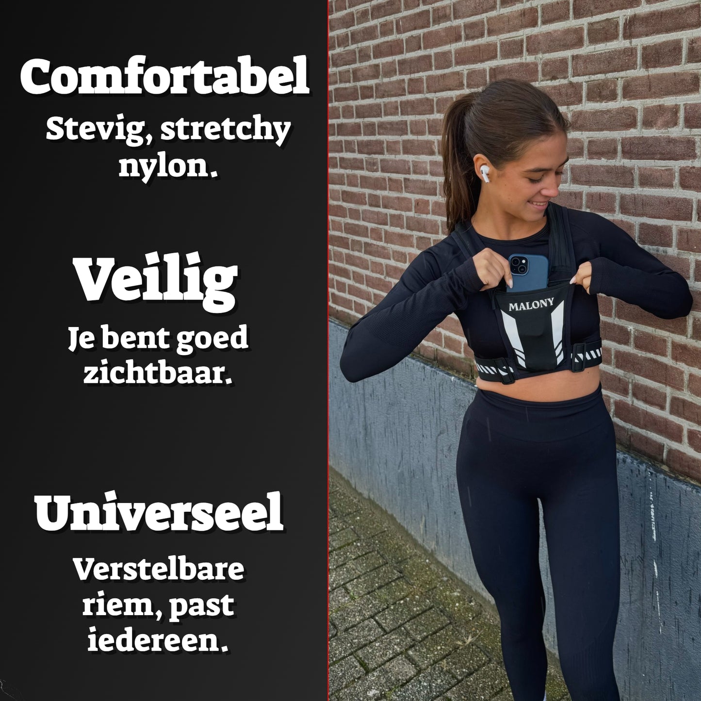 Malony Reflecterend Hardloopvest