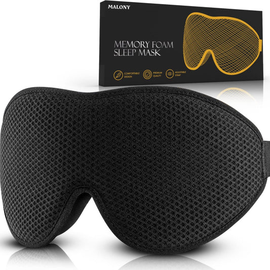 Malony Luxe Traagschuim Slaapmasker