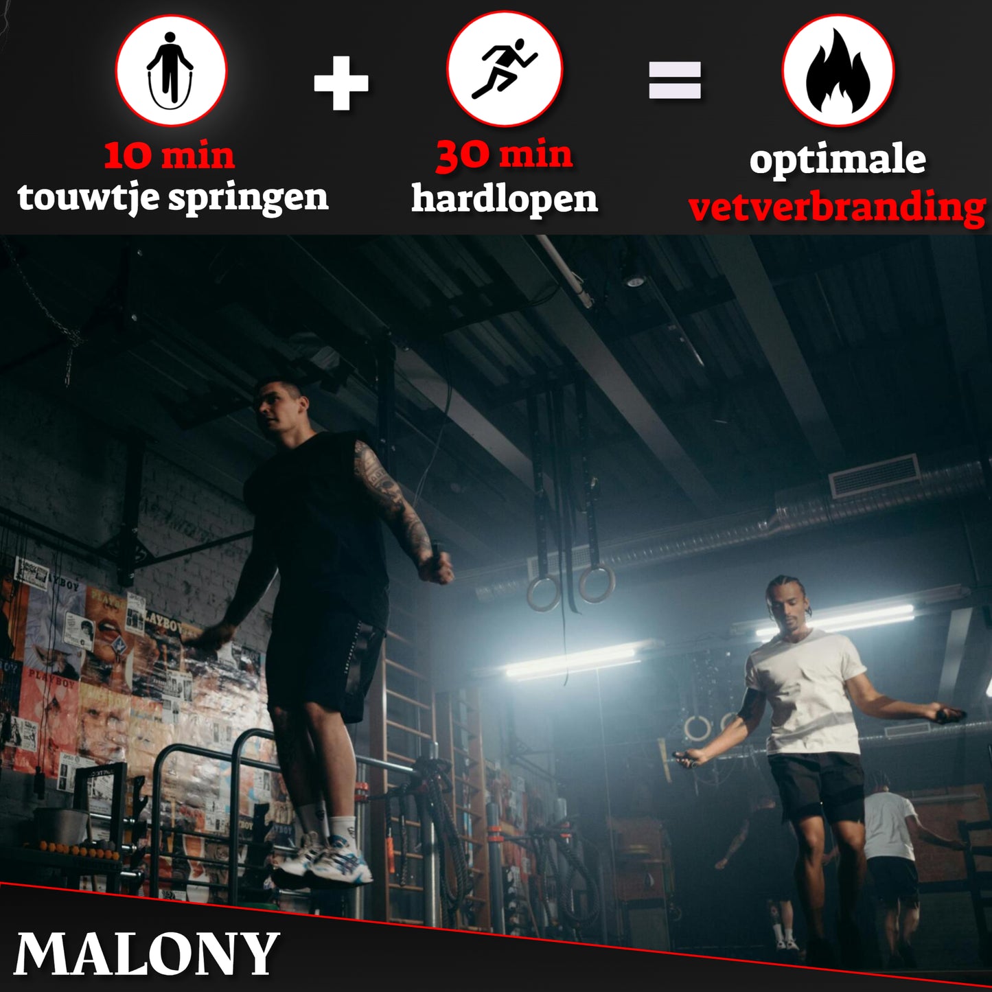 Malony Professioneel Sport Springtouw