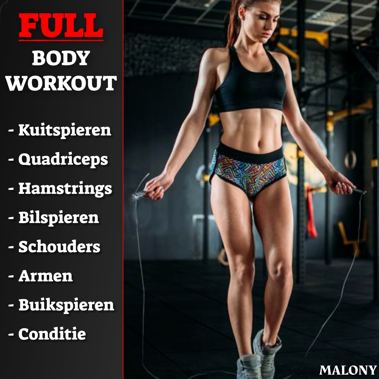 Malony Professioneel Sport Springtouw