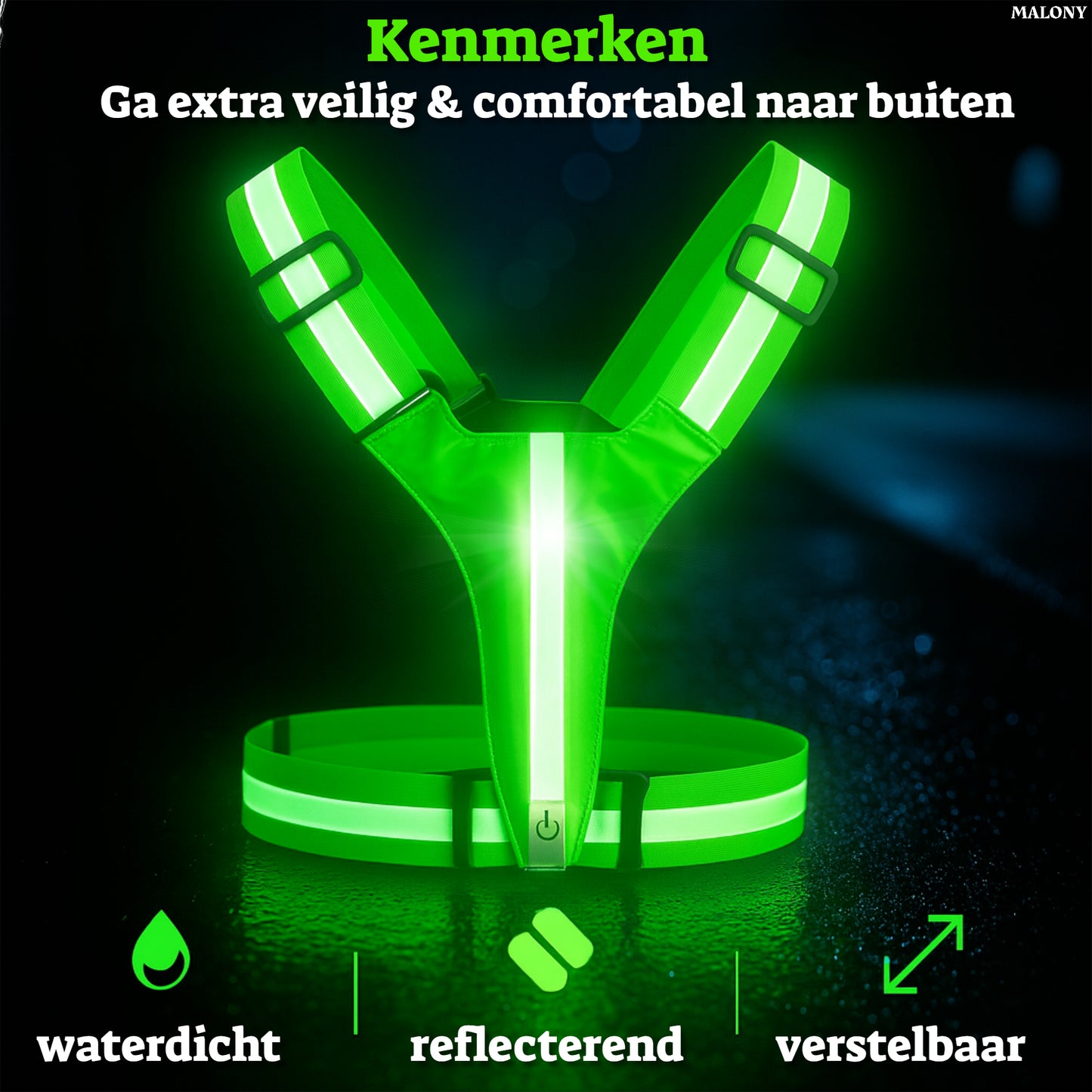 Malony Hardloopvest met Verlichting