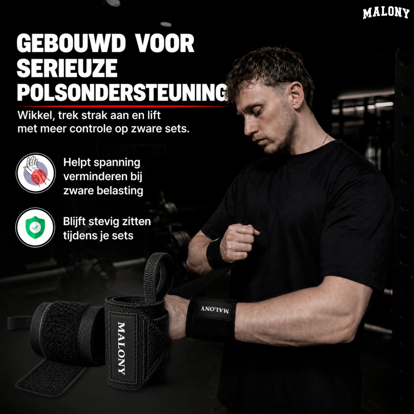 Malony Pro Wrist Wraps